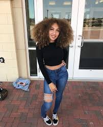 Jada Chanel Cute Outfits Fashion Curly Hair Styles