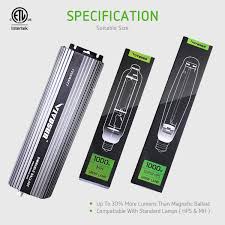 Use halide for growing, then once plants have started, switch to sodium bulbs for flowering. Vivosun Horticulture 600 Watt Dimmable Digital Electronic Ballast For Hydroponic Hps Mh Grow Light Space Gray Ul Listed Soft Start Protection Gardening Patio Lawn Garden Ekoios Vn