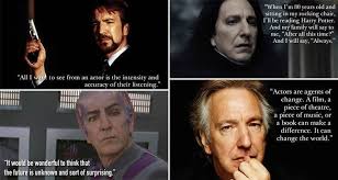 16] when he was eight years old, his father died of lung cancer, leaving his mother to raise him and his three siblings mostly alone. 10 Quotes From Alan Rickman About Acting And Life