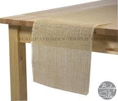 Burlap Table Runner With Fringed Edge 12 5 X 96 In Rustic Vintage Burlap Table Runner Cou Burlap Table Runners Hessian Table Runner Table Runners Wedding