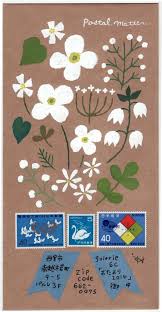 hiroko yoshimoto illustration envelope art mail art illustration