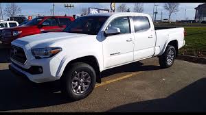 The 2017 toyota tacoma is offered in five trim levels: 2017 Toyota Tacoma Double Cab 4x4 Sr5 V6 Appearance Package With Automatic Transmission Youtube