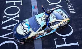 Nascar will review the restart in which joey logano questioned how aric almirola came to be leading the field at new hampshire. Harvick Holds Off Hamlin To Win Wild New Hampshire Racer