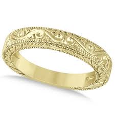 Maybe you would like to learn more about one of these? Women S Unique Filigree Wedding Bandmilgrain Edge 18k Yellow Gold U5893