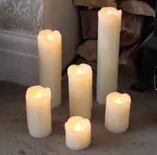 Enjoy The Beauty Of Candle Light With None Of The Fuss With The Vonhaus Dripping Wax Led Candle Set Cleverly Desi Led Candle Lights Led Candles Pillar Candles