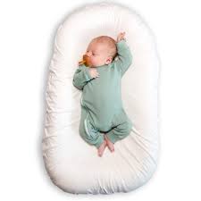 Dock a tot vs snuggle me organic review! Amazon Com River Robin Baby Lounger Jojo Newborn Essentials Infant Lounger 100 Cotton For Babies 0 24 Months Baby Lounger Pillow And Cosleeping Baby Bed Kitchen Dining