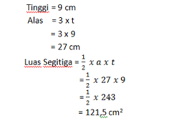 Segitiga yakni salah satu bidang datar yang dibuat dengan tiga buah titik yang tidak segaris. Luas Segitiga Jawaban Soal Tvri 25 September Sd Kelas 4 6