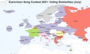 Eurovision 2021 winners maneskin singer damiano david during the event. Eurovision Song Contest More Analysis Scientific Gems