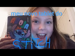 Meu novo tablet do "STITCH"