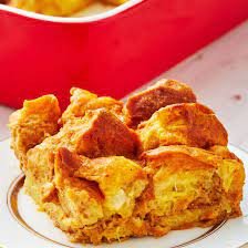 Pour custard over bread and top with pecans. Pumpkin Bread Pudding Recipe