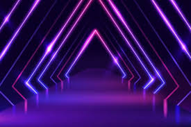 Neon Lights Background Neon Backgrounds Neon Light Wallpaper Geometric Background