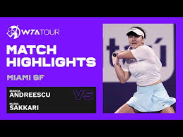 Watch the match highlights from maria sakkari vs. The Moving Sakkari Bent At The End Vid