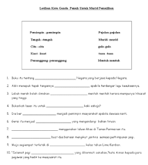 Berikut ialah senarai kata ganda separa yang tergolong dalam kelas kata nama serta contoh penggunaannya dalam ayat. Cikgu Gee Kata Ganda Arahan 1 Tonton Video Yang Telah Facebook