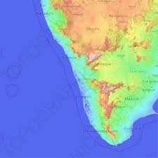 Search and share any place. Kerala Topographic Map Elevation Relief