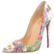 See more ideas about heels, me too shoes, shoe boots. Women S Romance Style Spring Floral Printed Pencil Heel Pumps 13 Ron Liked On Polyvore Featuring Shoes Pumps Floral Print Sh Floral Heels Floral Shoes Floral Print Shoes