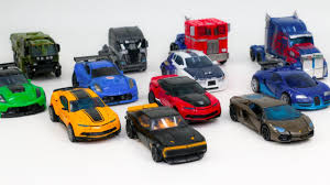 Speaking of striking decos, we have this. Transformers 4 Aoe Autobots Vs Decepticons Optimus Prime Bumblebee 12 Vehicle Robot Car Toys Youtube