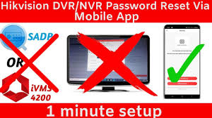 I have the solution to this problem; Hikvision Dvr Password Reset Using Mobile App Hikvision Latest Dvr Password Reset For Gsm