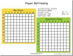 Students must stay on their mat (battleship) unless they are the team's dolphin, in which case they are retrieving balls (cannons) and throwing them to their team mates to throw at the pins. Using Paper Battleship To Work On Pencil Control Therapy Fun Zone