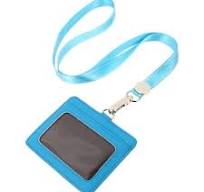 2pcs PU Leather Badge Holder, Vertical ID Card Holders with ID Window, Work  Name Card Badge case
