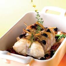 Recette Lotte Rotie Aux Olives Noires Recette Recette Lotte Recette Lotte Au Four Lotte Au Four