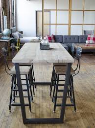 Bar Height Table Restaurant Table Pub Table With Steel Etsy Bistro Table Bar Height Dining Table Restaurant Tables