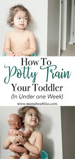 How To Potty Train Your Toddler In Under One Week Mama Bear Bliss Potty Training Girls Potty Training Pants Toddler Potty Training