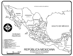 Se ubica en la parte central del norte del país en la frontera con. Mapa Republica Mexicana Con Nombres Y Division Politica Para Imprimir Celeberrima Com