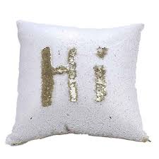 This knit pillow cover features modern block letters that catch the light and warm the heart. Winhurn Diy Double Colors Glitter Sequins Throw Cushion Cover For Home Decor Style I You Can Fin Sequin Throw Pillows Sparkle Pillows Decorative Pillow Cases