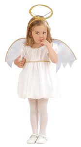 Siete a corto di idee per il costume di carnevale della vostra bambina? Costume Angelo Con Coroncina Dorata Per Bambina Costumi Bambini E Vestiti Di Carnevale Online Vegaoo