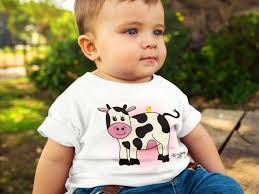 Cute Cow Baby Tshirt, Baby and Toddler Clothes for Girls, Boys, Gender  Neutral Gifts for Baby Showers, Birthdays, Christmas