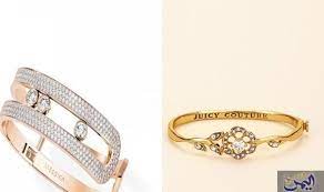 أساور رفيعة من الذهب الابيض لأناقة مثالية Jewelry Gold Bracelet Gold