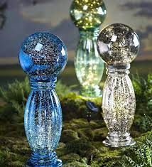 Here's how to make your own for under $2: Solar Mercury Glass Gazing Ball And Stand Blue Plowhearth
