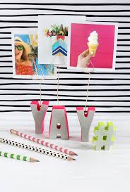 Easy diy picture frame key holder tutorial: My Diy Cement Letter Photo Holder I Spy Diy