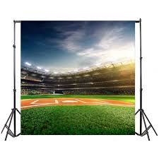 Amazon.com : AOFOTO 10x10ft Baseball Ballpark Backdrop Sports Stadium Grass  Field Photography Background Open-air Playground Championship Match Game  Bleachers Match Adult Kid Boy Man Girl Portrait Photos Prop : Electronics