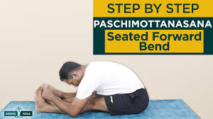 Paschimottanasana Seated Forward Bend Pose Benefits By Yogi Sandeep Siddhi Yoga Youtube