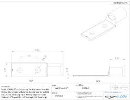 Panduit Lcd500 12e 6 Code Conductor Copper Compression Lug 2 Hole 500 Kcmil 1 2 Inch Stud 1 25 Inch Hole Spacing