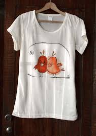 Hand Painted T Shirt Birds In Love Paint By Hand Tee With Etsy T Shirt Painting Paint Shirts Painted Clothes Trendy t shirt that will make you look stunning and different in any aspects. etsy t shirt painting paint shirts