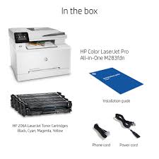 Download the hp laserjet pro m130fn printer driver. Hp Color Laserjet Pro Mfp M283fdn White Hindukosh Online Shopping