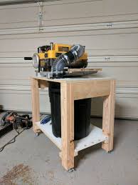My planer has been sit on the ground for a while since i bought it. New Mobile Planer Stand With Built In Chip Collection Jet Woodworking Tools Woodworking Tools Storage Woodworking