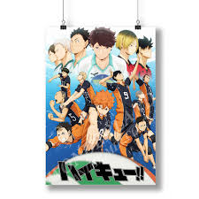 Волейбол (haikyuu!!) является одним из лучших спортивных аниме, выпущенное студией production i.g. Plakat Anime Volejbol
