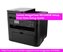 This manual is available in the following languages: Canon Imageclass Mf244dw Setup First Time Setup Guide Multifunction Printer Mobile Print App Guide