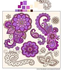 Colorful Henna Doodle By Blue67design Work In Progress Flower Henna Paisley Flower Tattoos Henna Doodle
