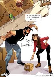 Yehuda Devir Along With His Wife Shares Pregnany Struggles Relationship Comics Cute Couple Comics Couples Comics