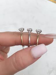 Solitaire plus hidden halo diamond engagement ring. Ultra Thin Round Hidden Halo Solitaire Engagement Ring Setting In Yellow Gold
