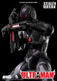Toyhaven Threezero 1 6th Scale Stealth Version Ultraman 12 Inch Collectible Figure