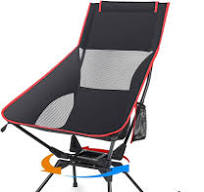Amazon.com : OUTTPLY Swivel Camping Chair, High Back Folding ...