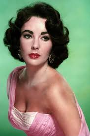 Elizabeth Taylor Stunning In Low Cut Pink Gown Beautiful Pose 24x36 Poster 