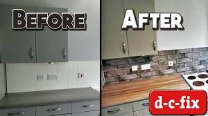 Grey shaker kitchen with oak worktops expressvpn review reddit. How To Apply D C Fix Budget Kitchen Makeover Create Your World Youtube