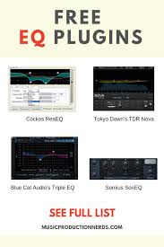 The Best Free Eq Plugins Give You All The Power And Flexibility Of The Finest Hardware Eq Units In A Conv Music Software Music Tutorials Music Recording Studio