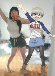 Sugoi Dekai Uzaki Chan Uzaki Chan Wants To Hangout Baseball Sleeve T Shirt By Aiolin Yuna Cosplay Chan Cosplay